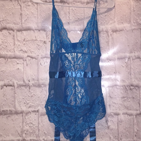 🎉 3/$15 LAST ONE Avid Love blue teddy lingerie - Picture 7 of 8